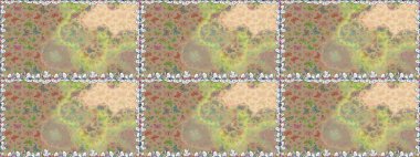 Web sayfası geçmişleri, duvar kağıtları, tekstil ve yüzey dokuları için mükemmel. Şirin Raster çizimi. Kelebekler bej ve nötr renklerde pürüzsüz desenler.