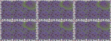 Sanat retro seramik seramik tasarım tarzında serbest ve doğrusal el çizimi logo. Yumuşak mor ve nötr arkaplanda izole edilmiş şirin yaban sinekleri. Menekşe ve nötr renkleri kapat.