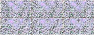 Parmak izi dokuları için sevimli kelebek deseni. Giysi tasarımı için dekor arka planı. Raster illüstrasyonu. Gri ve nötr kelebek deseni.