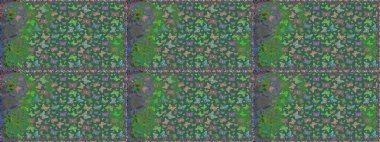 Raster illüstrasyonu. Kumaş, Tekstil, Baskı ve Davetiye için arka plan. Suluboya stilinde uçan kelebeklerin kusursuz deseni. Doğada Güzellik.