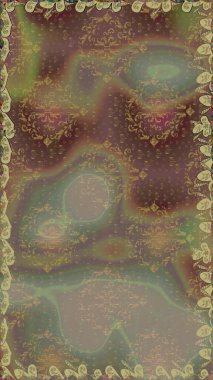 Hediye ambalaj kağıdı, tebrik kartları, posterler ve pankart tasarımı. Kahverengi renkli çiçekler. Raster düz çiçekleri pürüzsüz desen.