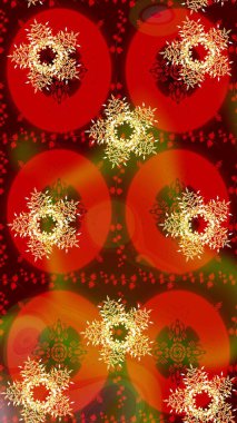 Kırmızı, kahverengi ve turuncu renklerde izole edilmiş. Kış kar tanesi. Kar Tanesi Raster illüstrasyonu. Kar Tanesi Simgesi.