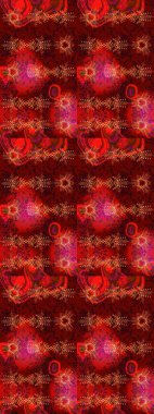 Yeni yıl kar tanesi. Kırmızı, kahverengi ve siyah renkler üzerine şirin soyut kar tanesi raster tasarımı. Düz kar karalama ikonları, kar taneleri silueti Noel afişi için, kartlar.