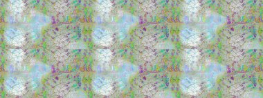 Soyut çiçek çizim kalıbı arka planı. Raster deseni. Raster illüstrasyonu. Tarafsız, gri ve mavi renklerde. Küçük çiçekte sevimli çiçek deseni var..