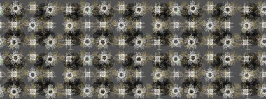 Tarafsız, kahverengi ve gri renklerde altın elementler. Raster illüstrasyonu.