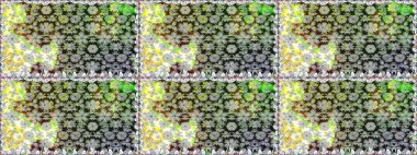 Çiçeksiz desenli arka plan. Gömlek baskısı için çiçek boyası. Gri renkli çiçekler.