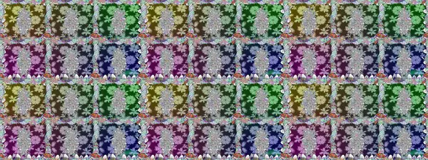 Tarafsız renklerde güzel çiçekler, suluboya desenler, duvar kağıdı, kart veya kumaş için fayanslar. Raster..