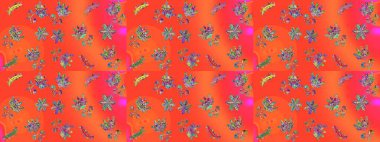 Raster resim. Raster Noel renkli arka plan ile sevimli kar tanesi. Şirin desen. Noel kar taneleri arka plan. Kar taneleri paterni.