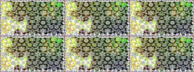 Çiçeksiz desenli arka plan. Gömlek baskısı için çiçek boyası. Gri renkli çiçekler.