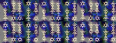 Basit bir kar tanesi. Mavi, gri ve mor renkli şirin kar taneleri. Kışın sembolü, mutlu noeller, mutlu yeni yıl kutlaması Raster illüstrasyonu. Soyut duvar kağıdı, ambalaj dekorasyonu.