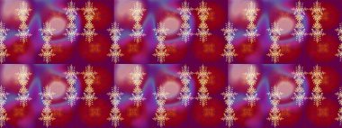 El çizimi Noel Raster illüstrasyonu. Yeni yıl dekoratif kar taneleri arka planı. Kış Kar Taneleri Karalamaları.