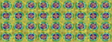 Renkli elementlerle Raster ilginç desen