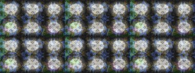 Yüzey için tekrarlanan doku, ambalaj kağıdı, gri, nötr ve mavi renkler üzerine kar tanesi. Kış kar taneleri, raster arka plan.