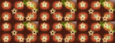 Raster Noel soyut renkli arka plan ve düşen kar tanesi. Noel süslemeleri ve Noel süslemeleri.