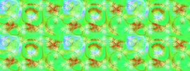 Raster illüstrasyonu. Kar tanesi yeşil, mavi ve nötr renklerde izole edilmiş. Kar Tanesi Simgesi. Raster illüstrasyonu.