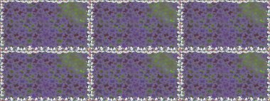 Kelebek desenli güzel çizim tasarımı. Menekşe, nötr ve gri renkli resimler.