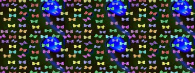 Kumaş, tekstil, baskı ve davetiye örnekleri. Gri arkaplandaki resim. Raster. Kelebek deseni. Çizim.