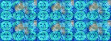 Raster stili kumaş deseni. Çiçekler suluboya çizim deseni.