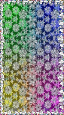 Tarafsız renklerde çiçek desenleri, el yapımı papatyalar, papatyalar. Tekrar eden çiçek arkaplanı, zarif nötr çiçek duvar kağıdı.