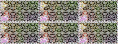 Küçük çiçekte güzel bir desen. Çiçekli yaz çiçekleri. Moda baskıları için zarif bir şablon. Motley illüstrasyonu. Küçük renkli çiçekler. Kusursuz..