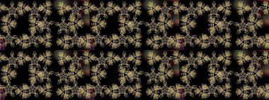 Xmas Frost kar taneleri izole edilmiş siluet sembolü. Meteoroloji buz koleksiyonu. Raster illüstrasyonu. Kış siyah ve kahverengi noel kar düz kristal elementi. Kar Tanesi raster simgesi arkaplanı