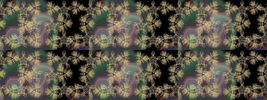 Gri renklerde. Raster illüstrasyonu. Çiçekli güzel suluboya desen.