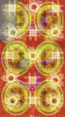 Kar Tanesi Raster illüstrasyonu. Kar Tanesi Simgesi. Sarı, turuncu ve kahverengi renklerde izole edilmiş. Kış kar taneleri.