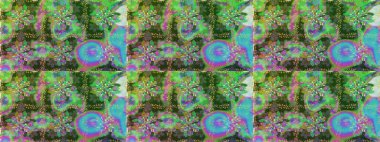 Çiçekli bahar çiçekleri. Moda baskıları için zarif bir şablon. Motley illüstrasyonu. Küçük renkli çiçekler. Küçük çiçekte şirin desenler.