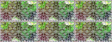 Raster illüstrasyonu. Renkli çiçekler. Kusursuz çiçek deseni duvar kağıdı için kullanılabilir.