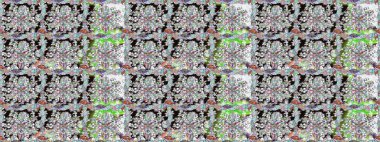 Tarafsız renklerde çiçekler. Düz Çiçek Elementleri Tasarımı. Raster illüstrasyonu. Çiçekli, suluboya desenli kusursuz çiçek deseni. Renkli Bahar Teması Kusursuz Arkaplan.