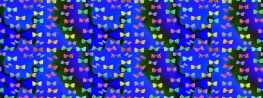 Kelebek deseni. Karala, karala, karala. Raster. Duvar kağıdı, giysi, erkek ve kızlar için soyut çizim kalıbı.