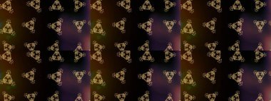 Siyah, kahverengi ve gri renkli bitkilerden oluşan parlak çiçekli çizim deseni.