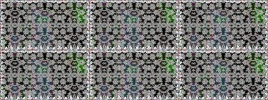 Raster düz çiçekleri pürüzsüz desen. Gri renkli çiçekler. Tasarım hediye paketi, tebrik kartları, posterler ve afiş tasarımı.