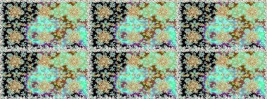 Tarafsız renklerde, altın elementlerle pürüzsüz bir desen. Şam tasarım için kusursuz desen.