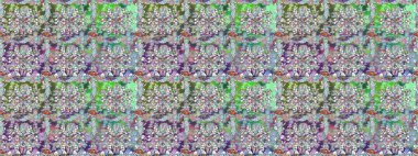 Çiçekli, pürüzsüz bir desen. Raster illüstrasyonu. Tarafsız renklerde bahar çiçekleri. Raster çiçekleri klasik tarzda resmedilir..