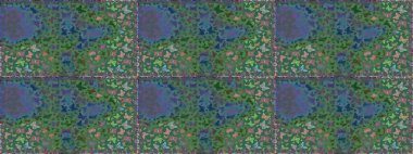 Kelebek desenli güzel çizim tasarımı. Yeşil renkli resimler.