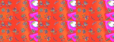 Küçük ölçekli çiçek basit şirin desende. Üretim, duvar kağıdı, baskı, hediye paketi ve scrapbooking Tekstil veya kitap için çiçek sorunsuz arka plan kapsar. Raster illüstrasyon.