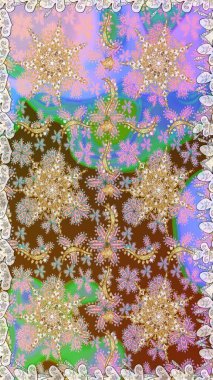 Klasik raster sarısı, kusursuz desen. Çiçek süsü kumaş deseni, cam, çiçek desenli altın elementli, nötr renklerde metal..