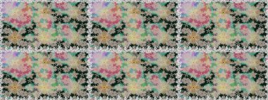 Moda baskıları için zarif bir şablon. Küçük renkli çiçekler. Küçük çiçekte güzel bir desen. Kusursuz. Çiçekli bahar çiçekleri. Motley illüstrasyonu.