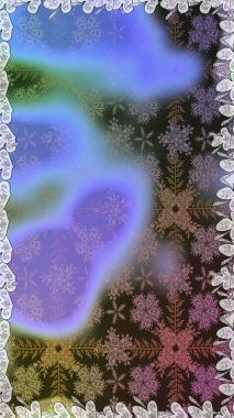 Mavi renkli Asya tekstili. Kusursuz çiçek deseni. Raster illüstrasyonu.