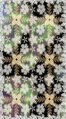 Etnik Mandala süsü. Kızılderili desenli desenli desenli şal deseni. Raster Henna dövme stili. Tekstil, tebrik kartı, boyama kitabı, telefon kılıfı baskısı için kullanılabilir.