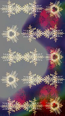 Kapak, poster, tişört ya da dövme için şablon. Elle çizilmiş antistress kar tanesi. Raster resim. Kış boyama sayfaları yetişkin Sanat Terapisi için.