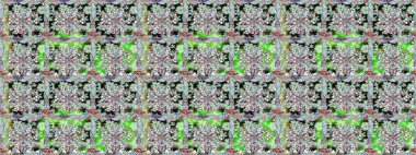 Sevimli küçük çiçek desenle. Raster resim. Çiçek desenli çiçek ve yaprakları ile.