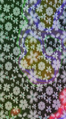 Renkli çizim kalıbı. Raster illüstrasyonu. Çiçek arkaplan. Çiçek duvar kâğıdı. Gri renkli şirin tekstil.