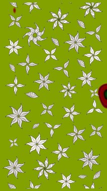 Raster illüstrasyonu. Organik motif arka planı. Çizim kalıbı. Ultraviyole kumaş deseni.