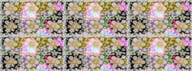 Oriental raster klasik nötr ve altın desenli. Kusursuz soyut bir arkaplan. Raster illüstrasyonu.