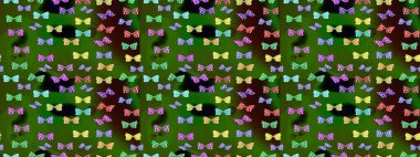 Kelebek desenli yeşiller. Raster. Robot resim. Kumaş, kağıt, ambalaj kağıdı ve duvar kağıdı tasarımı için mükemmel bir arkaplan.