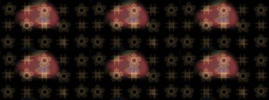 Kar tanesi süs desen. Snowflakes desen. Kar taneleri arka plan. Arka plan üzerinde izole soyut kar taneleri ile düz tasarım. Raster illüstrasyon.