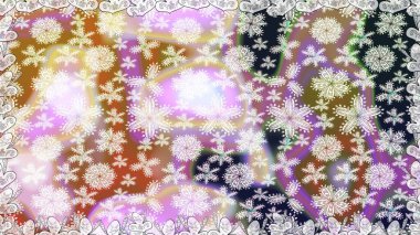 Tarafsız renklerde şirin tekstil tarzında. Çiçek duvar kâğıdı. Renkli, pürüzsüz desen. Raster illüstrasyonu. Çiçek arka planı.