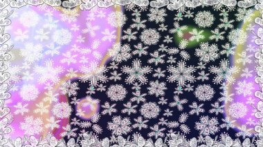 Çiçekli karalama şeklinde Raster çiçek deseni. Raster illüstrasyonu. Tarafsız renklerde yaz çiçekleri.